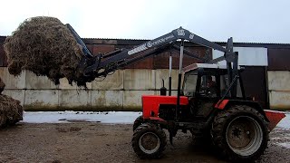 Новый Стогомет в деле! Укладка соломы. Ну и куча дел в мастерской