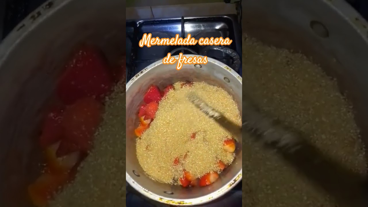 Mermelada casera de fresas