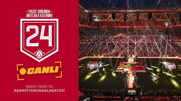 🔴 RAMS Park'ta Şampiyonun Gala Gecesi 🏆