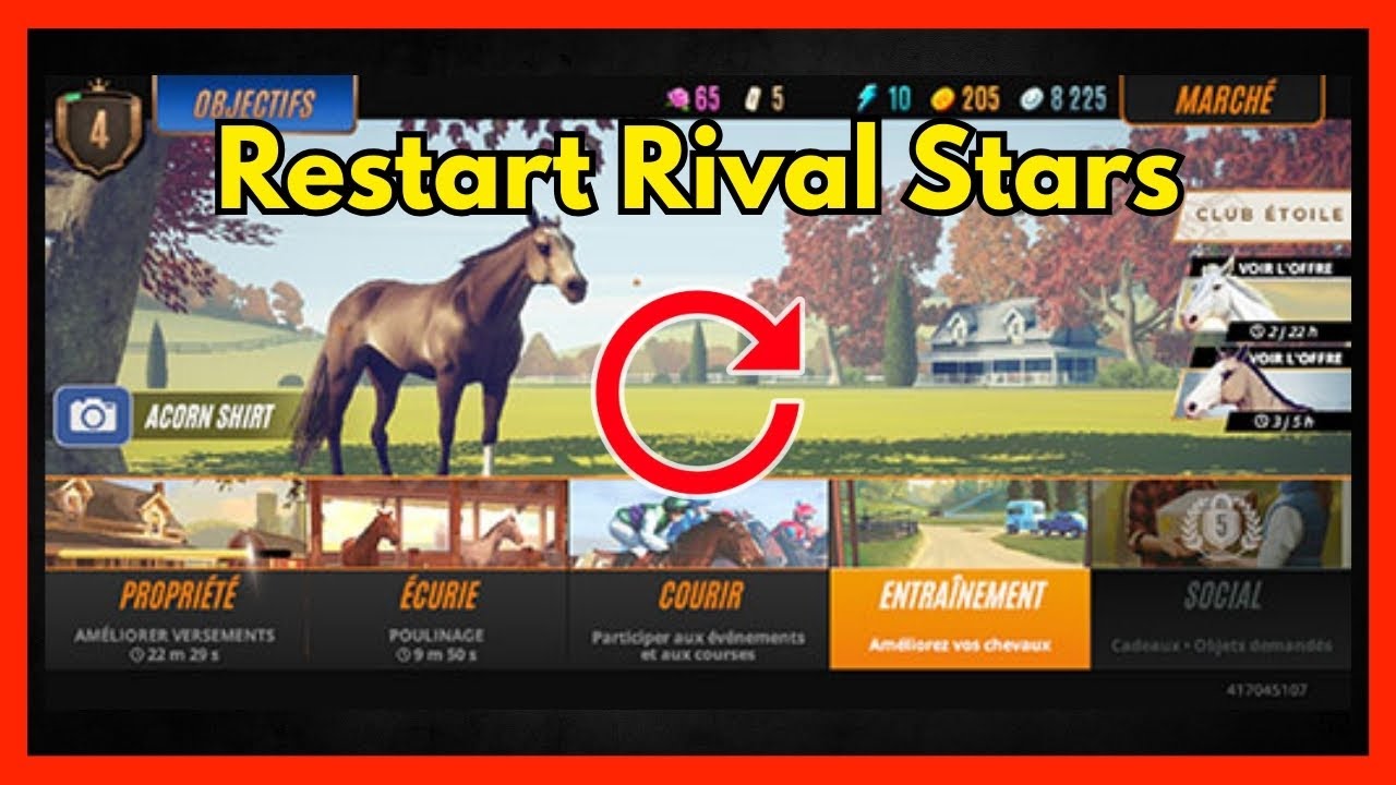 How to Restart Rival Stars Horse Racing (Step by step)