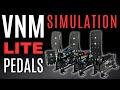 Ensemble de pdales vnm simulation lite  excellence sim racing de milieu de gamme  revoir