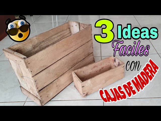 5 ideas creativas para decorar con cajas de madera - Rebecca Mobili