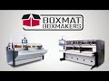 On demand corrugated box making machinery i boxmat i miller weldmaster