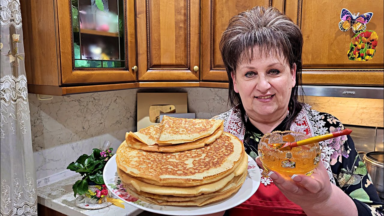 БЛИНЫ на МАСЛЕНИЦУ🥞! Лучший рецепт блинов. Я даже сама не ожидала, что будет так вкусно!