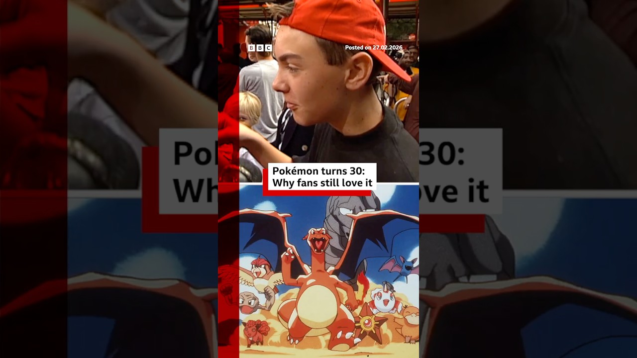 Pokémon at 30: Why fans still love the franchise. #Pokemon #Pokemon30 #BBCNews