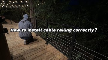 Hoe een kabelleuning te installeren | Stapsgewijze handleiding voor het krimpen en spannen