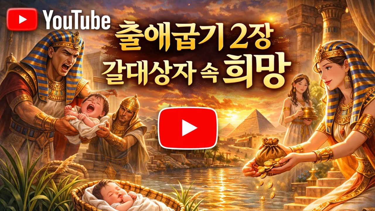 📖 출애굽기 2장 갈대 상자 속 희망🎵 차은선 작곡 AI 협업 연주 | Exodus 2