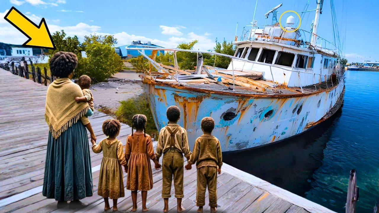 La Viuda Aceptó Un Barco Abandonado Como Pago De Su Patrona — Pero Cuando Entró, Se Quedó Impactada