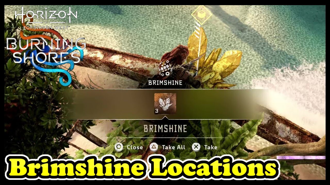 Horizon Forbidden West Insel Der Türme Code Horizon Burning Shores Brimshine Locations in Horizon Forbidden West