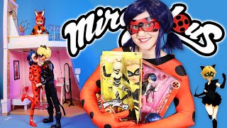 Zostałam Biedronką Domek I Lalki Miraculum Biedronka I Czarny Kot