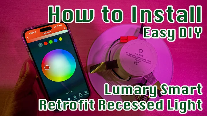 How to Install and Use Lumary Smart Retrofit Recess LED | Easy DIY