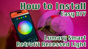 How to Install and Use Lumary Smart Retrofit Recess LED | Easy DIY