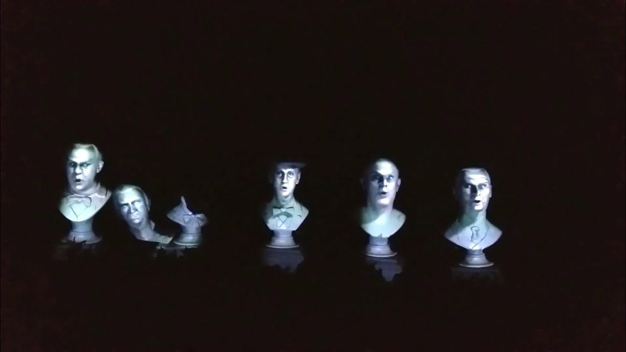 Disney World's Haunted Mansion Singing Busts YouTube