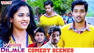 Aashiq Diljale Love & Comedy Scenes | Hindi Dubbed Movie | Sumanth Ashwin, Nanditha | Aditya Movies