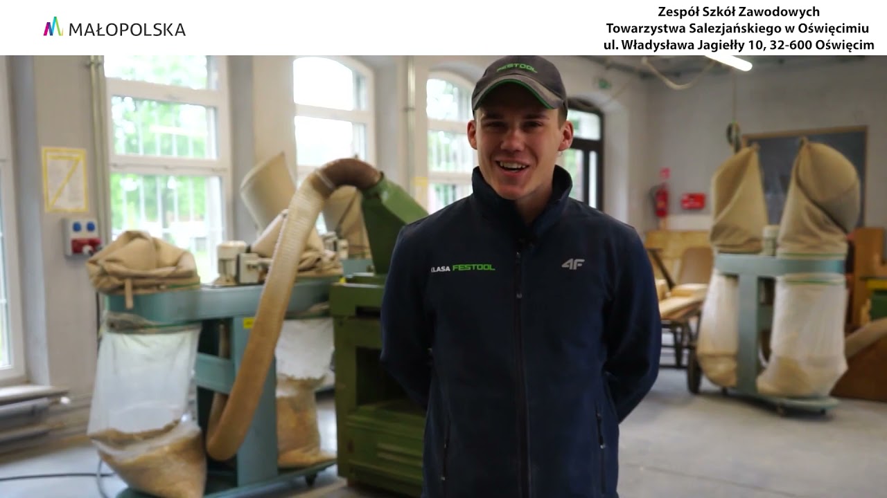 Festiwal Zawodów w 2021. Salezjańska szkoła w Oświęcimiu. Technik technologii drewna stolarz