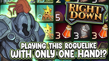 Played this NEW ROGUELIKE with ONE HAND!  |  Right and Down