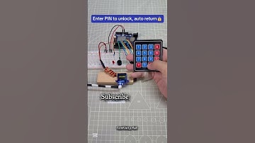 DIY Arduino Smart Lock using Keypad and Servo Motor | Security Project #ArduinoProject #SmartLock