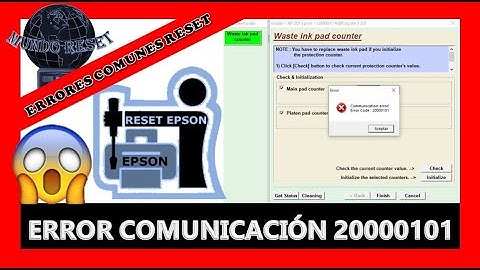 🔴😱 Solución a error de comunicación Reset Epson 🖨️