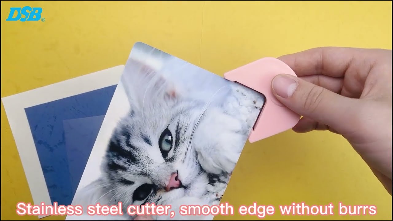 R4 round corner cutter for rounded edge trimming of paper, business cards, photos, books, etc.