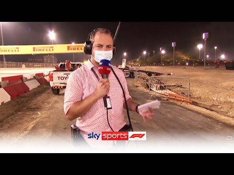 "It is quite shocking to see the remnants" | Ted Kravitz reports from the site of Grosjean's crash