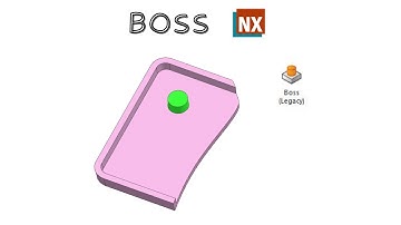 Boss. How to use Boss command in NX. NX cad