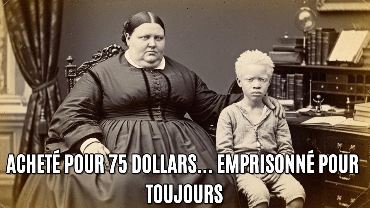 Personne ne voulait du garçon esclave albinos…Jusqu’à ce que la dame obèse de la plantation l’achète