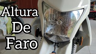 Ajuste de la altura del faro luz de la moto by Pablo Vinci Motos ® 1,185 views 5 months ago 4 minutes, 16 seconds