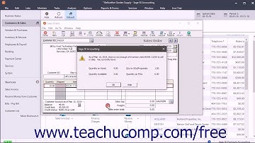 Sage 50 2018 Tutorial The Sales Orders Window Sage Training