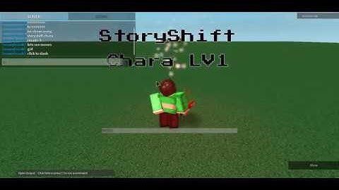 Roblox Script Edit Showcase / StoryShift Chara
