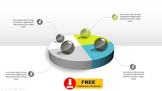 Create 4 steps Infographic slide in PowerPoint. Tutorial No. 893
