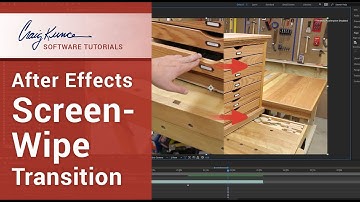 After Effects Tutorial - Screen Wipe Transition