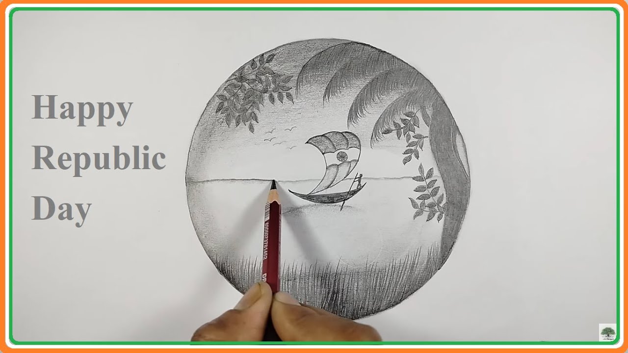 How to Draw Republic Day Drawing Easy / Independence Day painting / Republic  Day Drawing Easy - YouTube