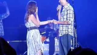 Video thumbnail of "Scotty McCreery concert proposal! 5-31-13"