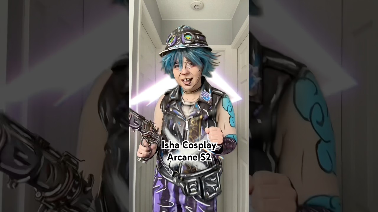 Isha 🥹💙 #arcane #arcane2 #arcanecosplay #arcaneisha #ishacosplay #jinxandisha #leagueoflegends