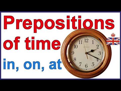 Prepositions of time - уақыт демеуліктері. Қазақша