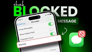 Check Messages From Blocked Numbers | iPhone's Top Secret Guía