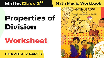 Class 3 Maths Chapter 12 | Properties of Division (Part 3) - Can We Share Worksheet
