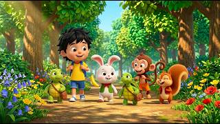 The Magic Mango Tree | Cute Animal Cartoon & Moral Story for Kids.,