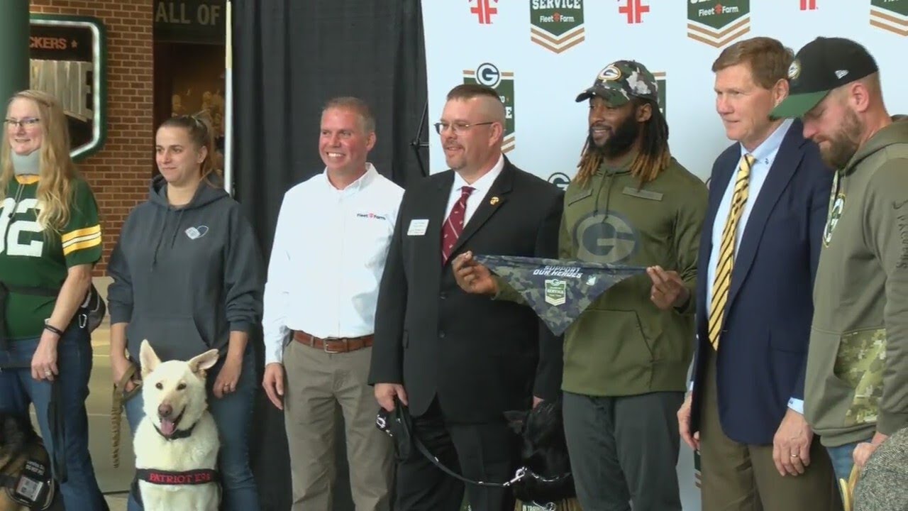 Aaron Jones announced as Packers Salute to Service Award nominee 