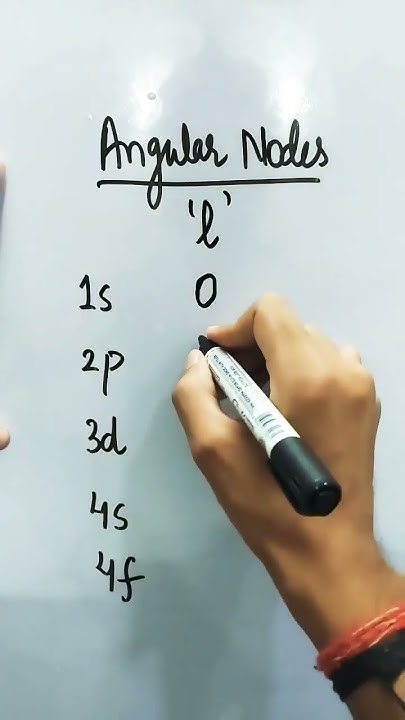 How to Find Angular Nodes #jee#education #neet#atomicstructureclass11 # ...