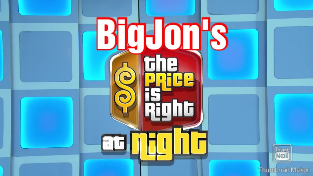 BigJon's The Price Is Right At Night Remake Game (Family Night Special ...