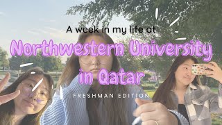 A week in my life at Northwestern University in Qatar! 💜 (Freshman year 2nd semester)