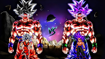 Epic🤩 | Goku DB OP (Zeed) (New) VS Goku 1000 Yr Old OP (all form) in Jump Force Mugen