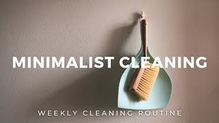 MINIMALIST CLEANING ROUTINE  natural & simple cleaning habits