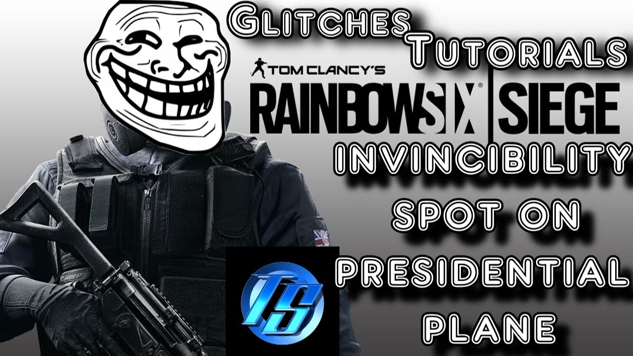 Rainbow Six Siege Glitch - Invincibility Spot On Presidential Plane / Under Map