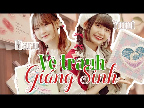 [NIJI DIARY] Cùng đi vẽ cây thông Giáng Sinh | YUMI & HARU | NIJI UNIVERSE INC