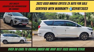 Used Innova Crysta ZX Auto 2022 top Model for Sale in Mumbai| Less