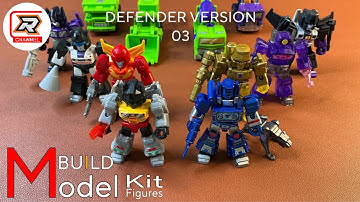 Transformers Speed Build | Defender Version 03 | Blokees Figures | ASMR Build | Model Kit