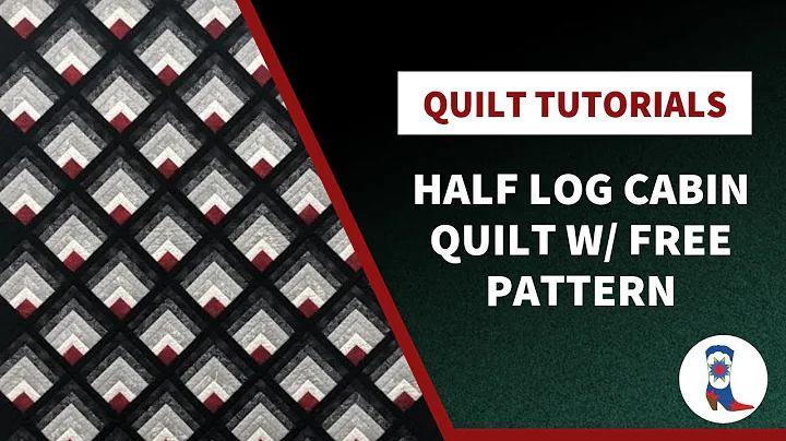 Half Log Cabin Quilt Tutorial - Free Pattern