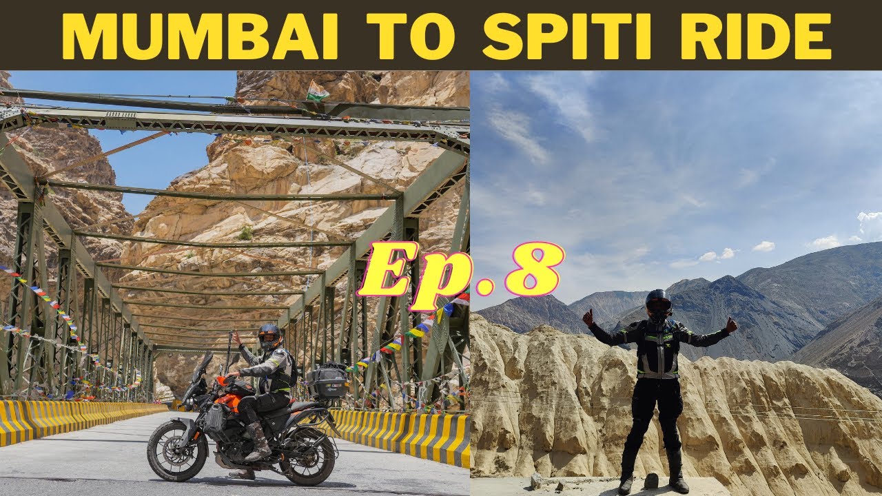 MUMBAI TO SPITI VALLEY RIDE| Ep 8 | KALPA TO TABO| KTM 390 ADVENTURE |BREATHTAKING HIMALAYAN JOURNEY